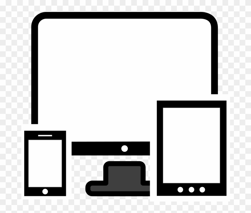 Laptop Computers Computer Icons Clip Art Desktop - Computer And Mobile Icon - Png Download