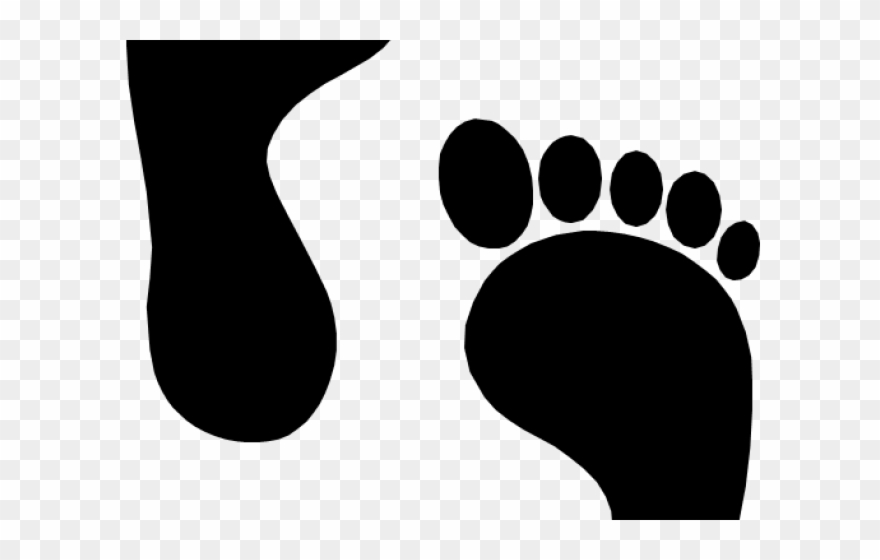 Footprints Clipart Travel - Feet Print - Png Download