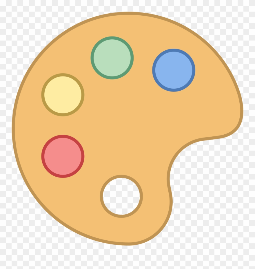 Paint Palette Icon - Paint Palette Icon Png Clipart