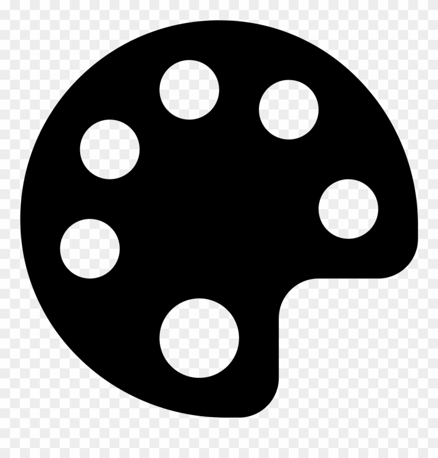 Palette De Peinture Icon - Güzel Çiçek Resimler Çizim Clipart