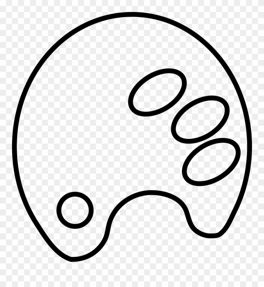 Paint Color Palette Comments - Painting Clipart