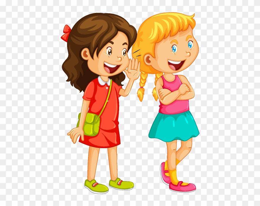 I've Been Struggling With Misophonia Since I Was About - Two Girls Talking Cartoon Clipart