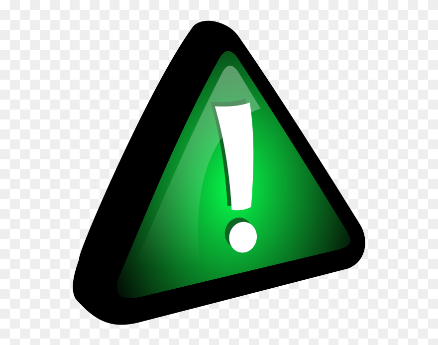 Attention Green Clipart