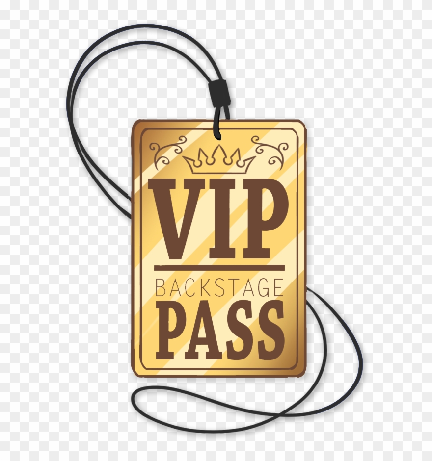 Backstage Pass - Keychain Clipart