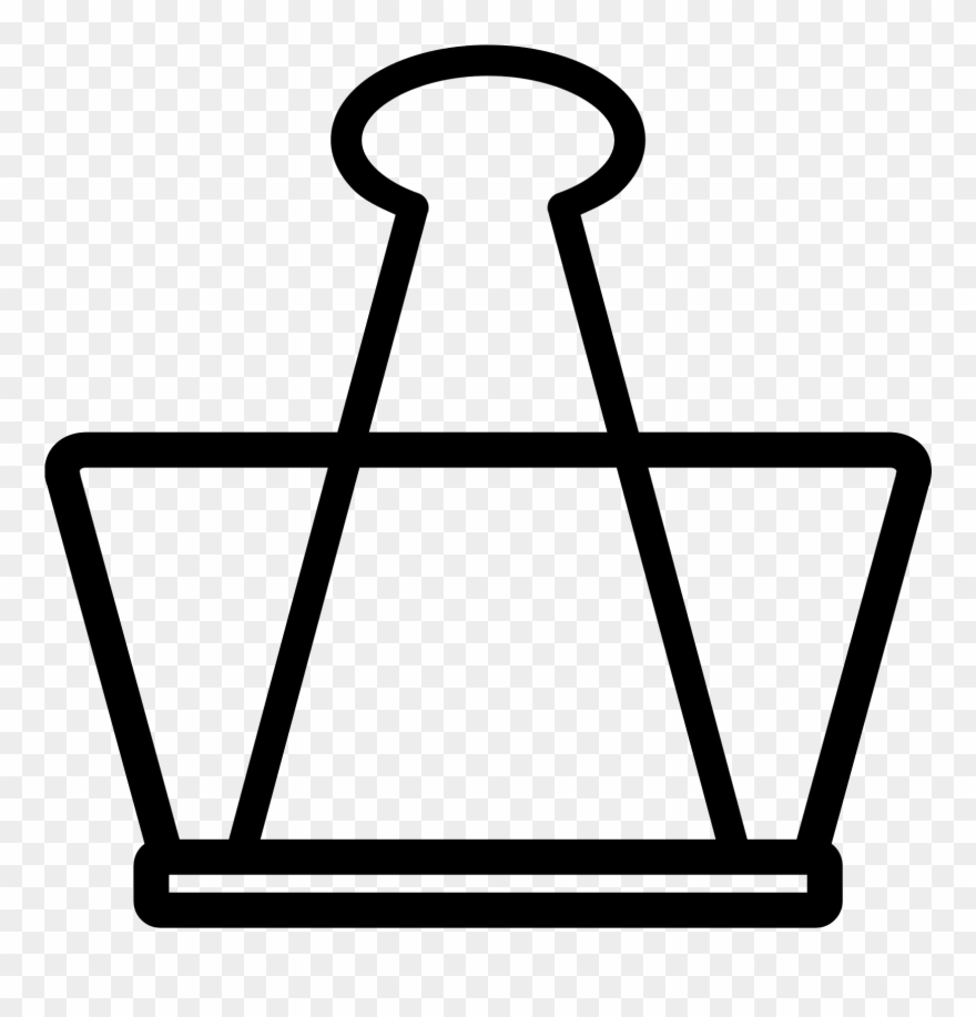 Drawing Clip Binder - Pentagram Vector - Png Download
