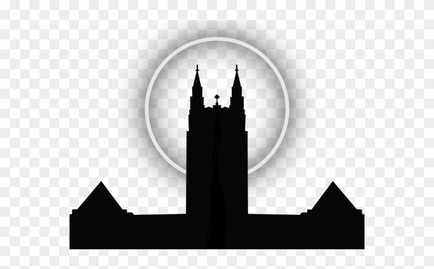 Gasson With Halo - Boston College Gasson Cartoon Clipart