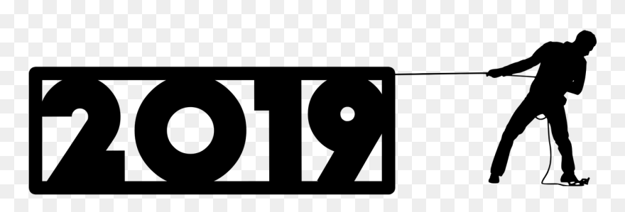 2019 Silhouette-3333895 960 - New Year Clipart