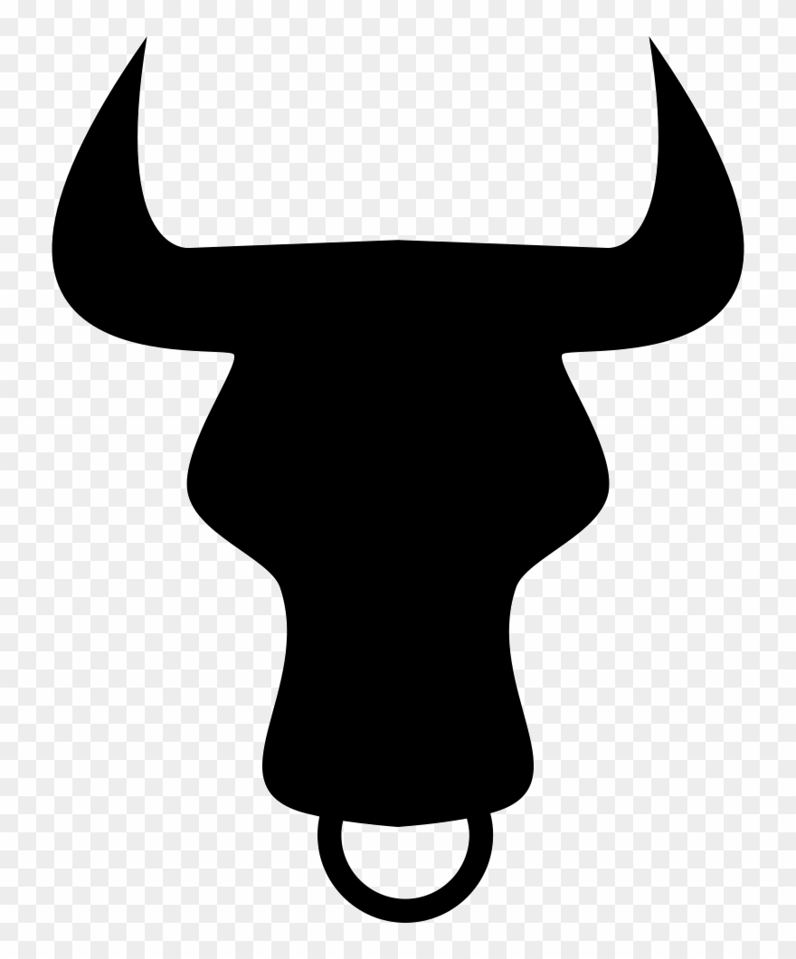 Clipart Free Download Bull Svg - Bull Head Png Transparent Png
