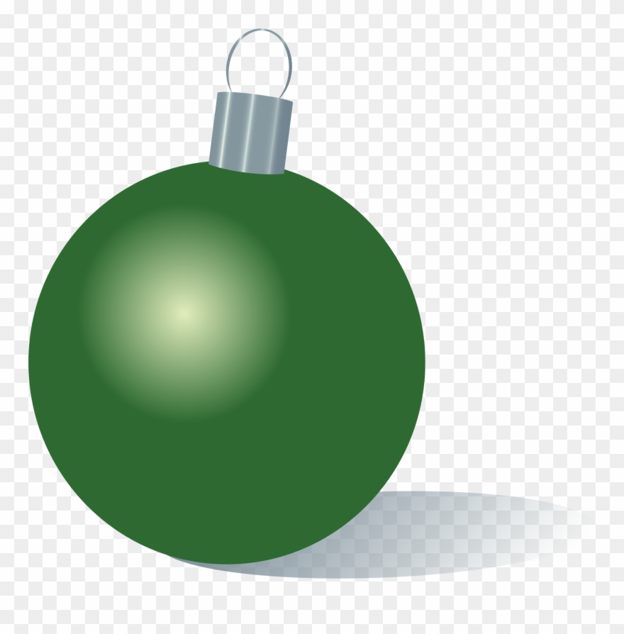 Image Transparent Stock Green Christmas Ornaments Clipart - Blue Christmas Ornament Clip Art - Png Download