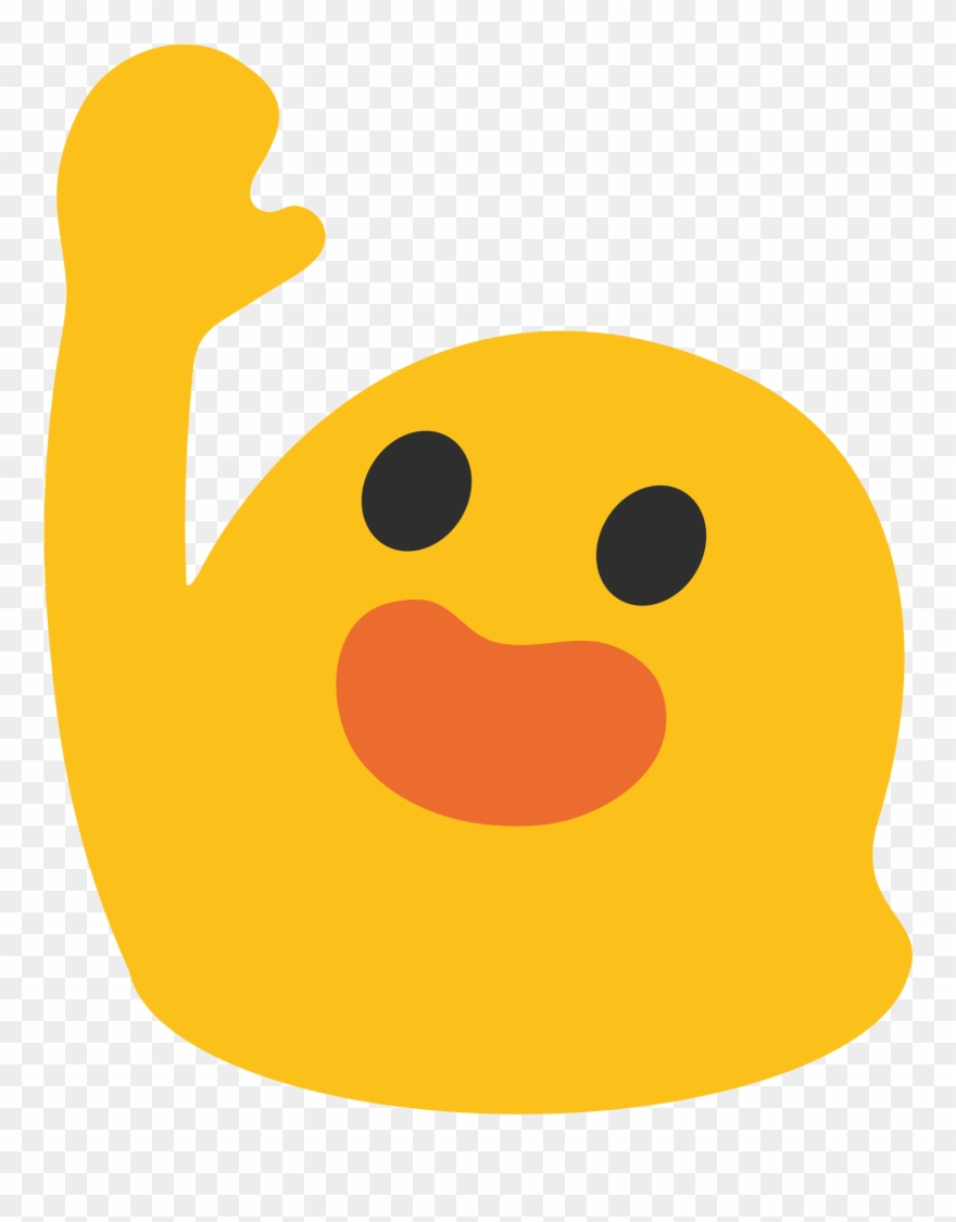 Banner Free Download Hi Five Emoji Transparent Png - Happy Blob Emoji Clipart