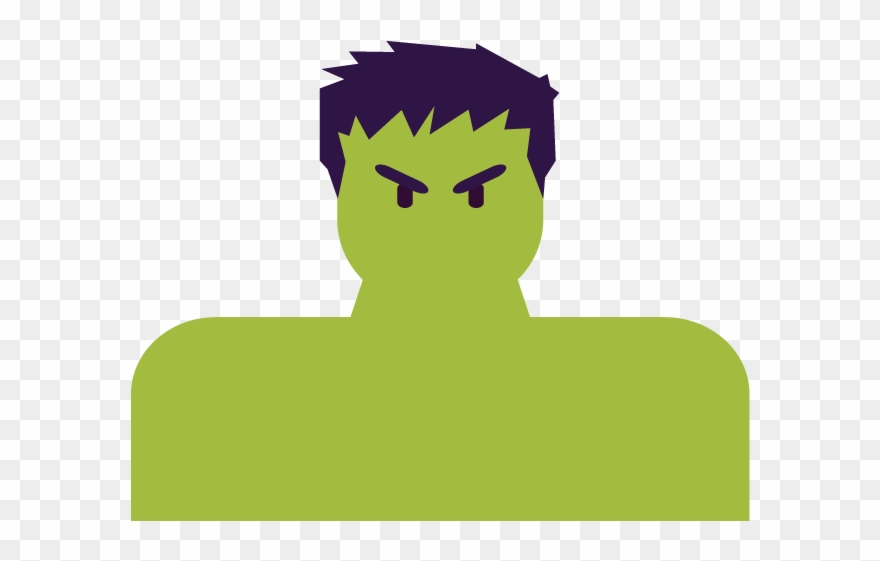 The Incredible Hulk - Silhouette Clipart
