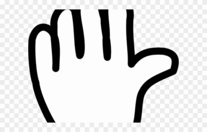 Hand Emoji Clipart Hand Wave - Clip Art - Png Download