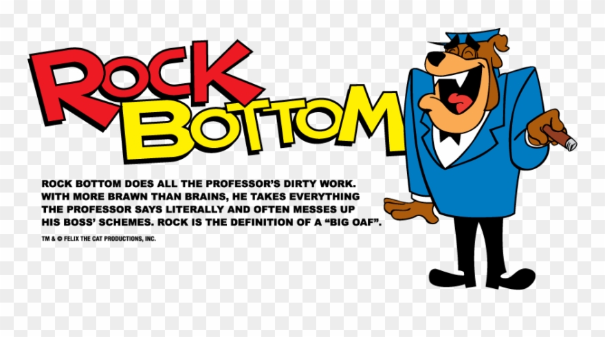 Official Website Description - Felix The Cat Cartoon Rock Bottom Clipart