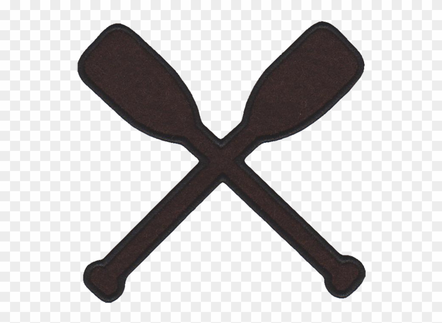 Crossed Oars Logo - Clip Art - Png Download
