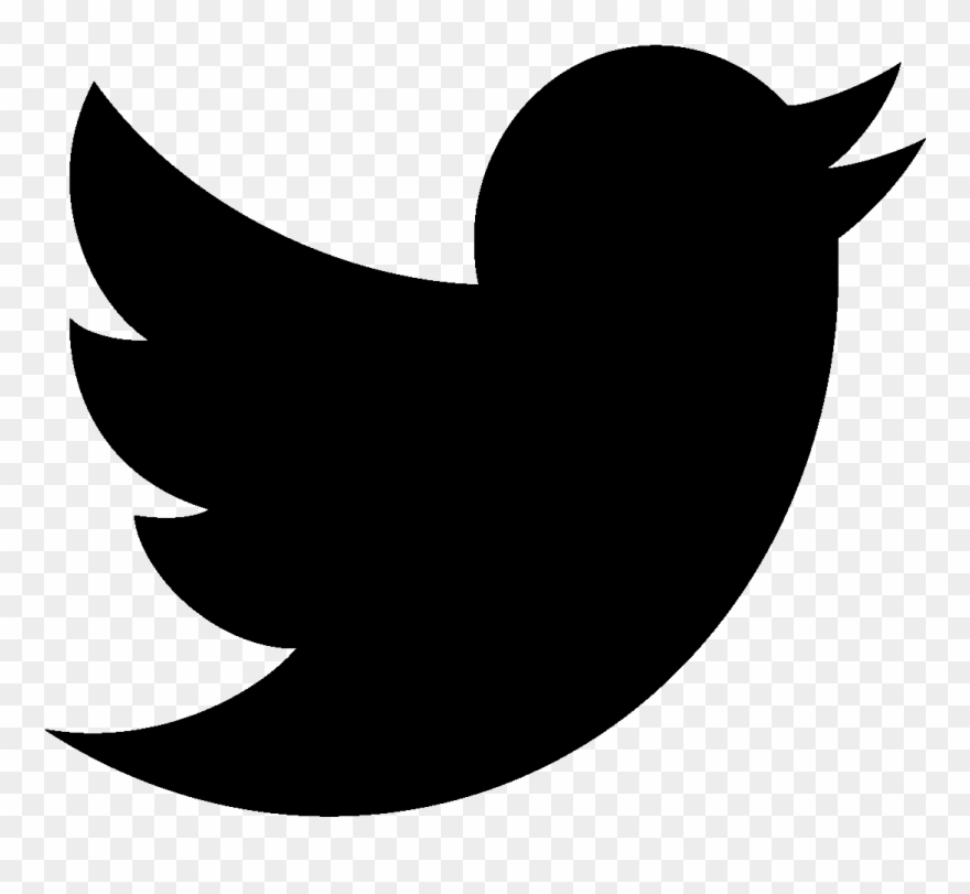 Twitter Black Logo Png Transparent Clipart