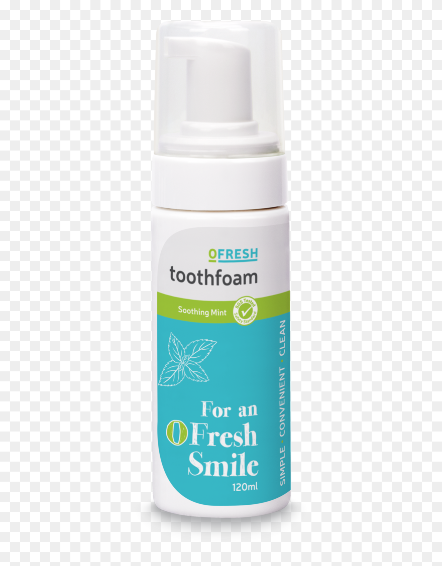 Toothfoam Soothing Mint 120ml - Bottle Clipart