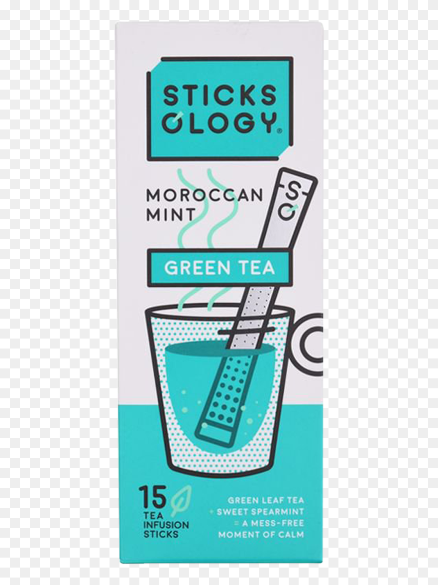 Moroccan Mint Green Tea 15pcs - Sticksology Royal Colors Black Tea Clipart