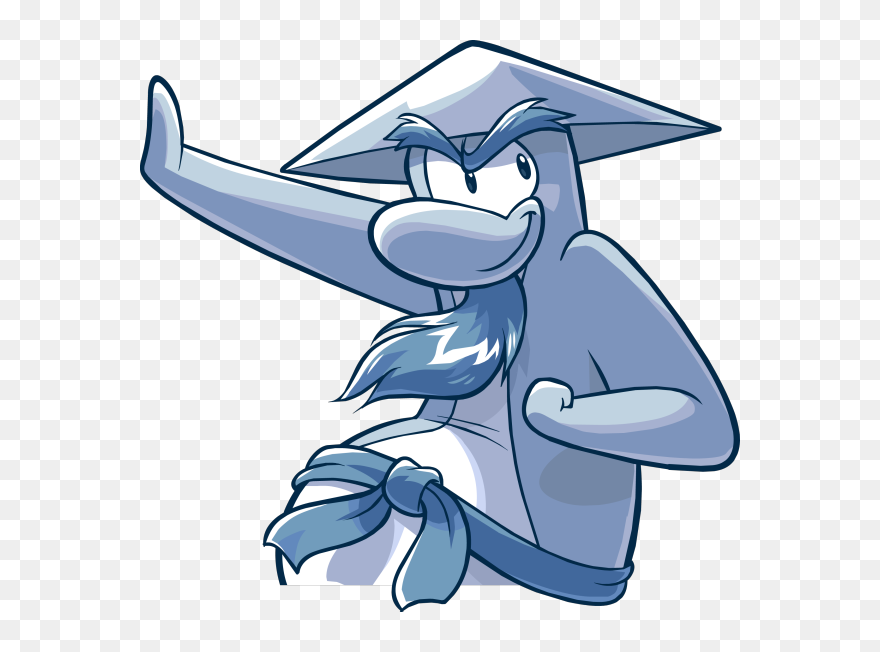 Sensei Joven Club Penguin Clipart