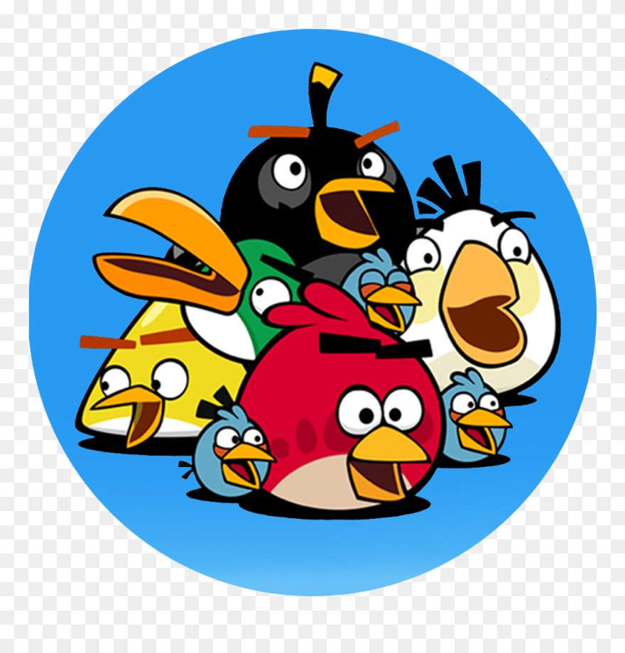 Angry Birds - Angry Birds Group Clipart