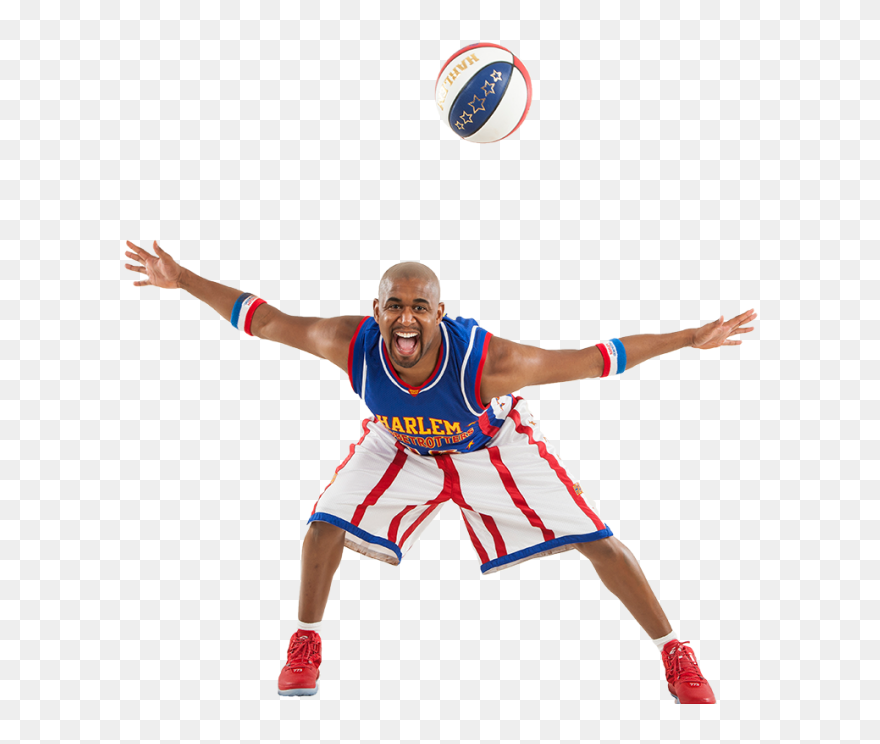 Harlem Globetrotters - Basketball Players Without Ball Png Clipart