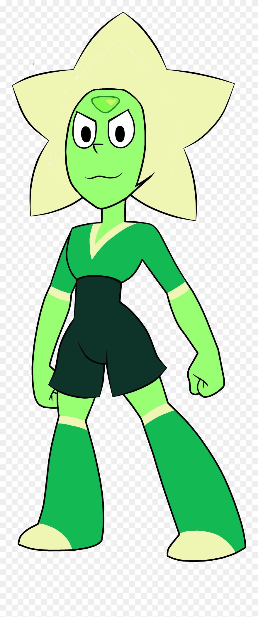 Transparent Geode Clipart - Steven Universe Peridot New Form - Png Download