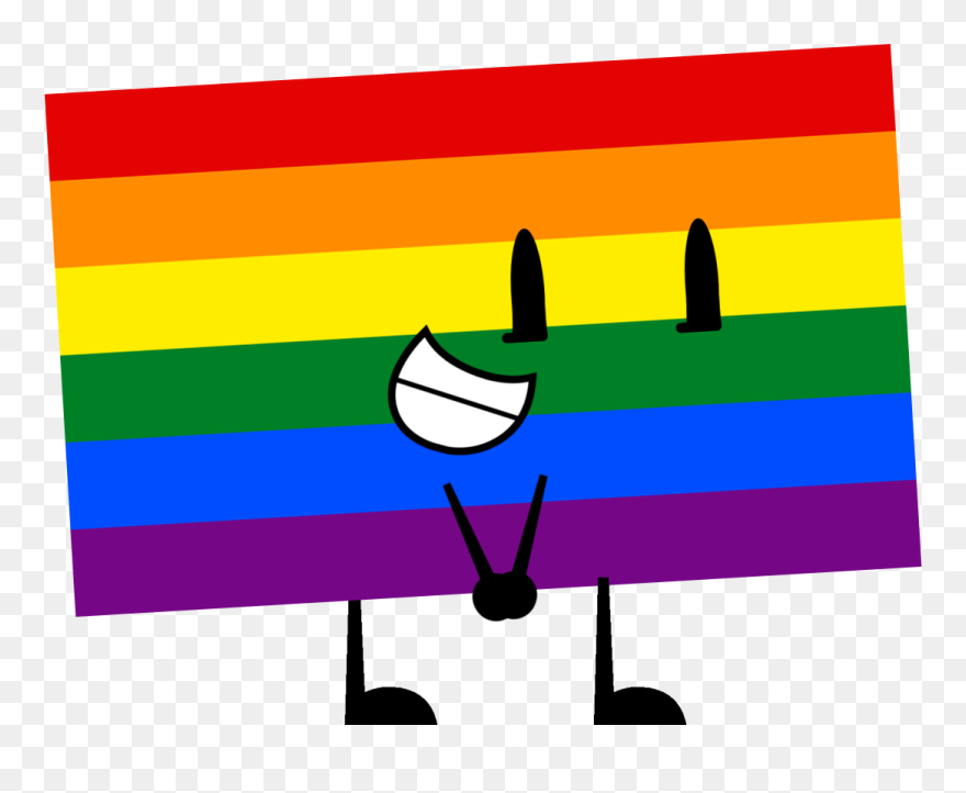Transparent Gay Flag Png - Flag Pose Lgbt Png Clipart