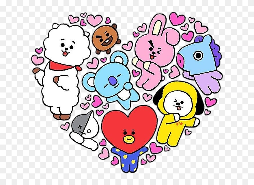 Bt21 De Amor Clipart
