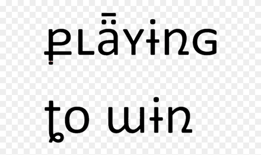 Not Pay To Win - Calligraphy Clipart