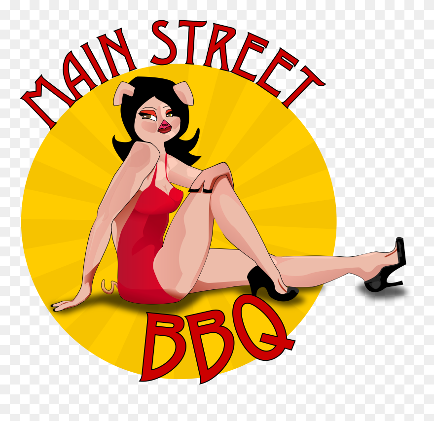 Mainstbbq-final - Main Street Mason City Clipart
