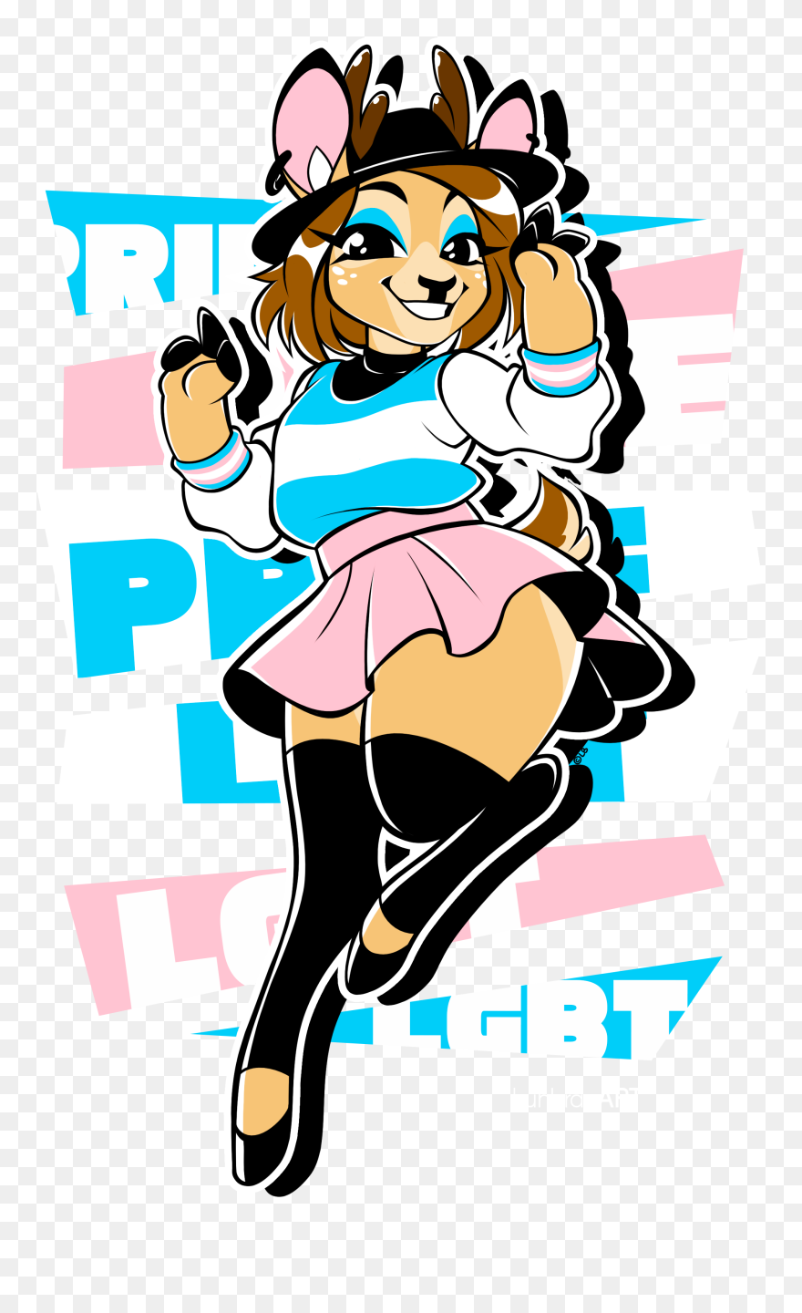 Furry Pride T Shirt Clipart
