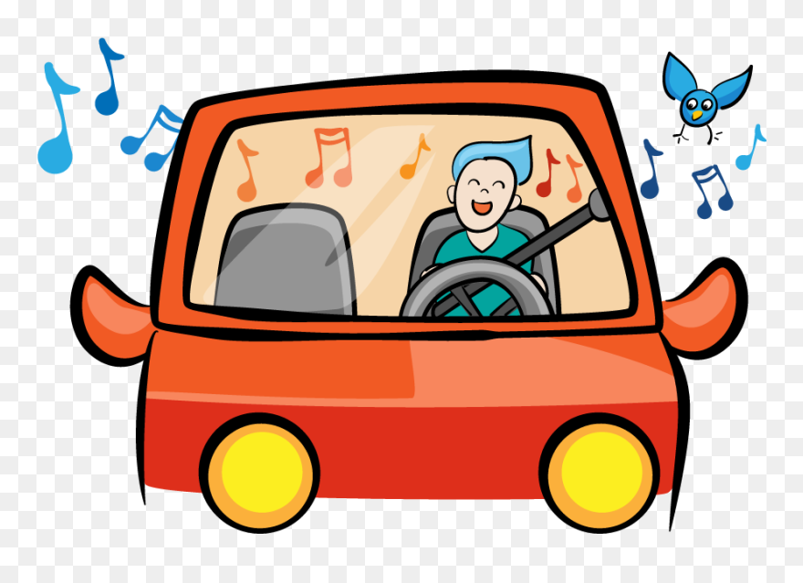 Yay Router - People Singing In Car Clip Art - Png Download