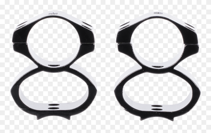 Ironsighter See-thru Mount Mossberg 464 Black - Circle Clipart