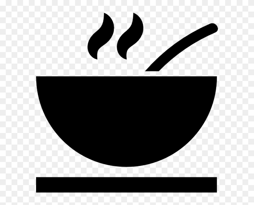 Soup Bowl Silhouette Png Clipart