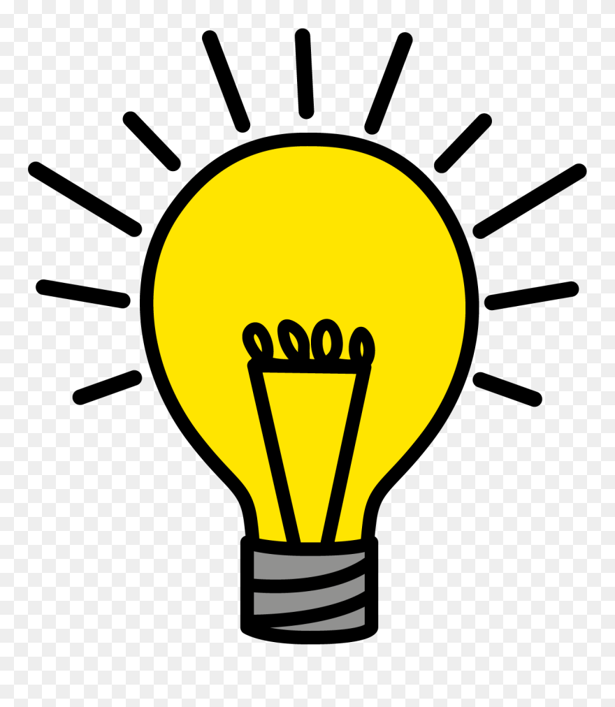 Light Bulb With Leaf Clipart