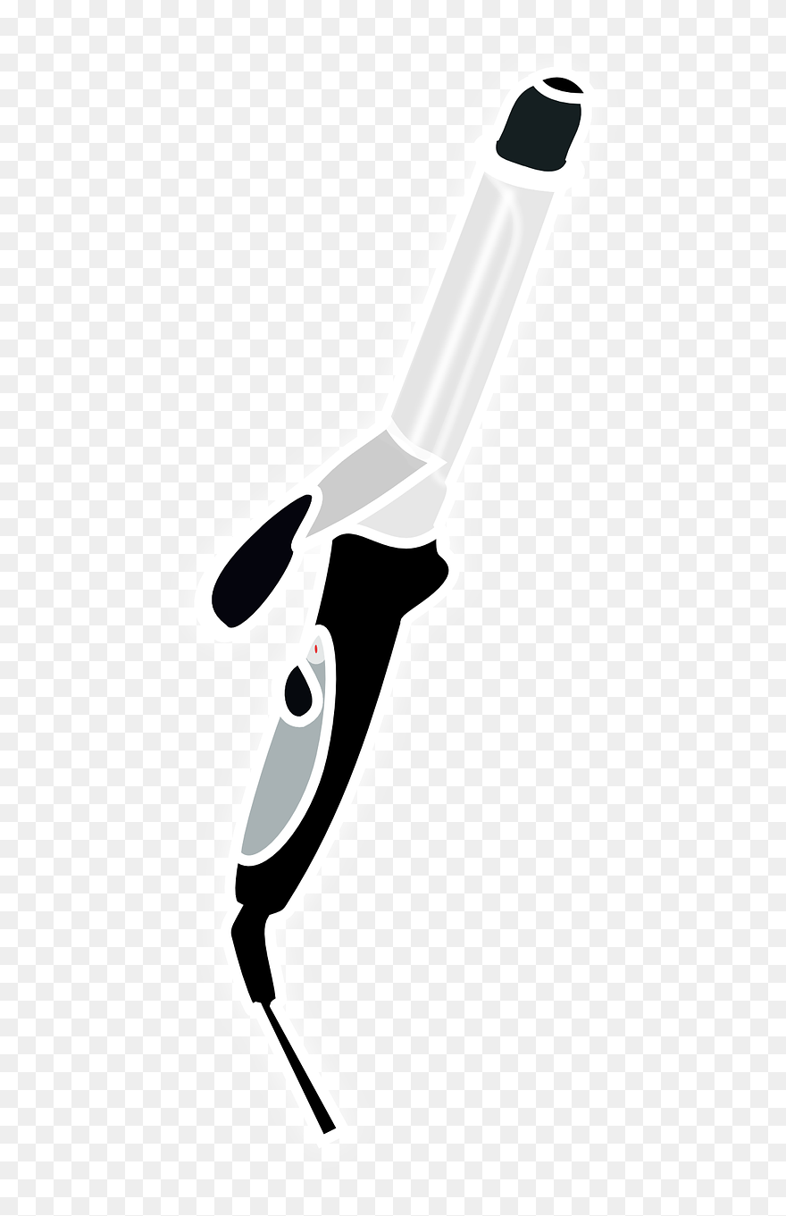 Curling Iron Clipart - Png Download