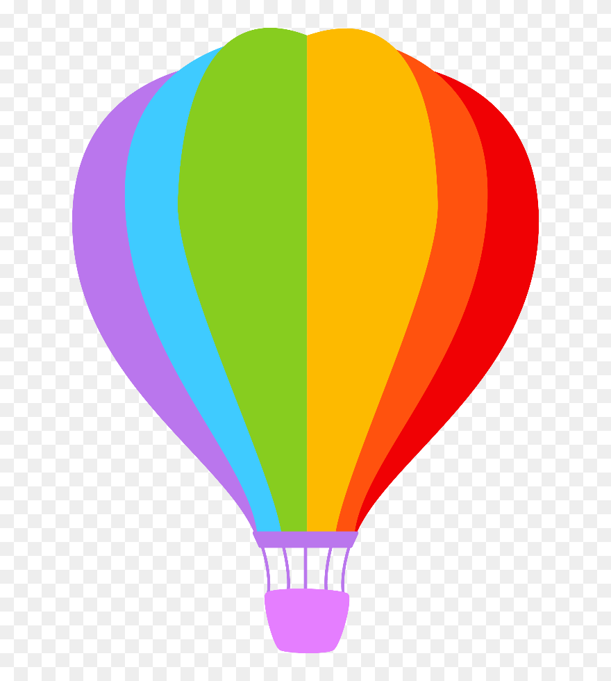 Cute Clipart Hot Air Balloon - Balão Mundo Bita Png Transparent Png