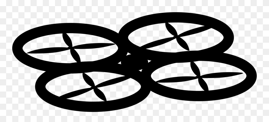 Transparent Quadcopter Clipart - Png Icon Drone
