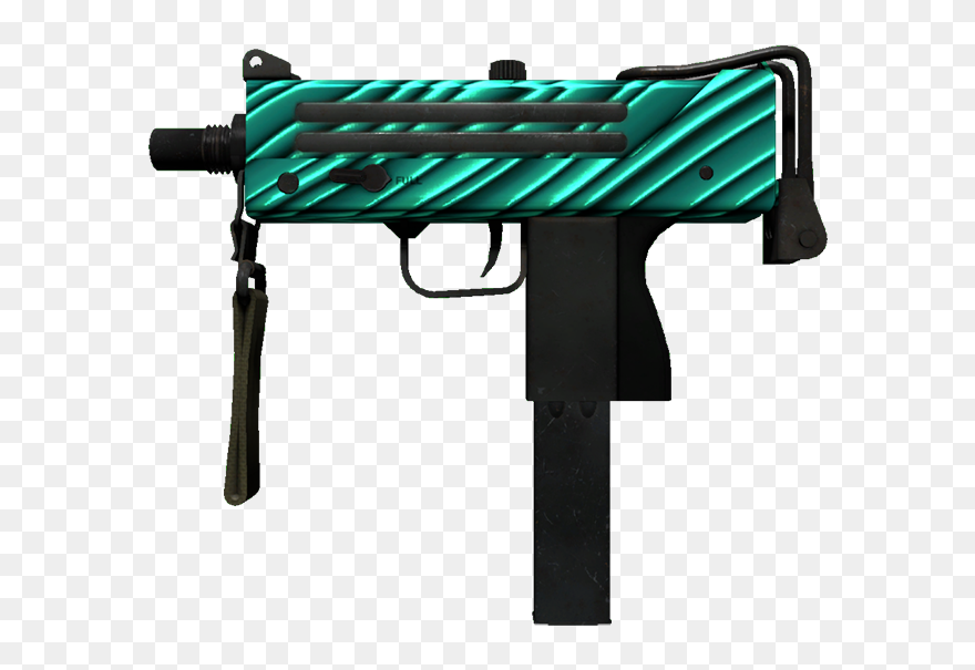 Mac10 Malachite Alone - Mac 10 Skin Clipart