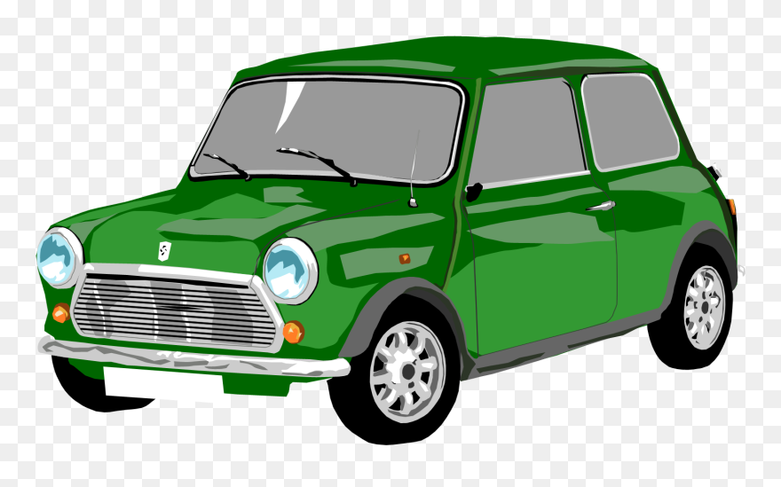 Mini Copper - City Car Clipart
