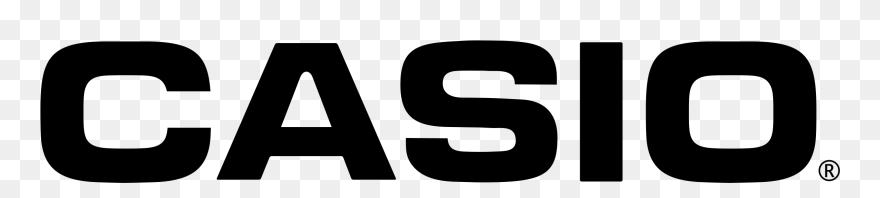 Casio 1121 Logo Png Transparent - Logo Casio In White Clipart