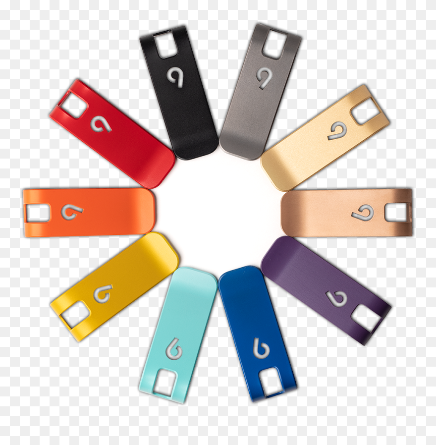 Titanium Money Clips - Label - Png Download