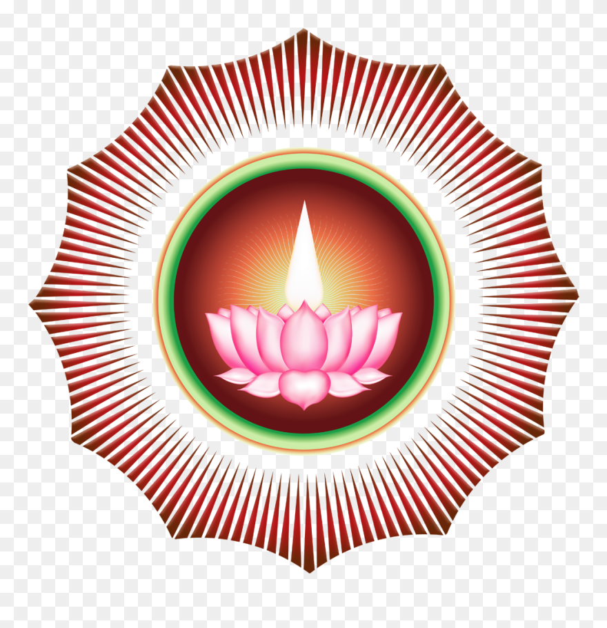 Brownring-lotus - God Ayya Vaikundar Clipart