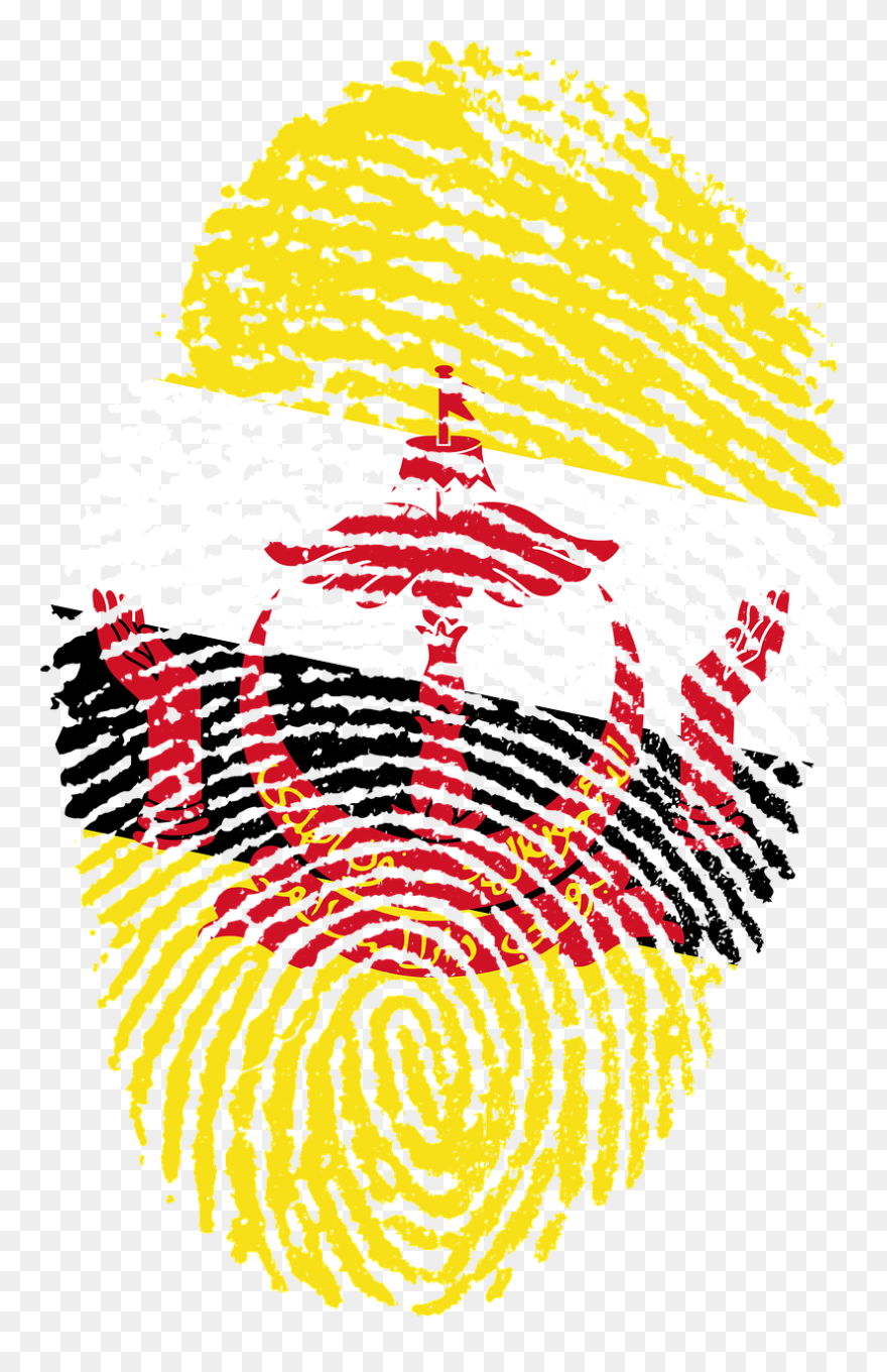 Brunei Flag Fingerprint Free Photo - Essay On Caa In English Clipart