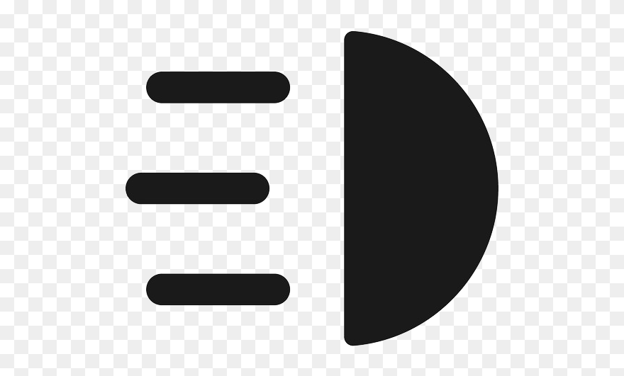 Headlight Size - Oval Clipart