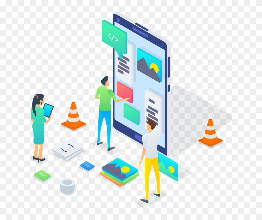 Learn And Develop Shopify Themes And Apps With Weeklyhow - Flat Technology Illustration Clipart