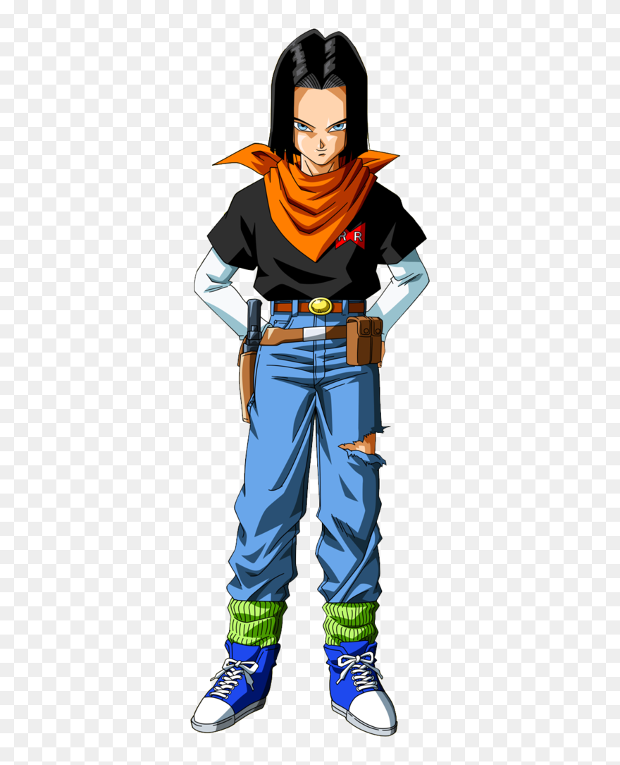 Android 17 Dragon Ball Z Clipart