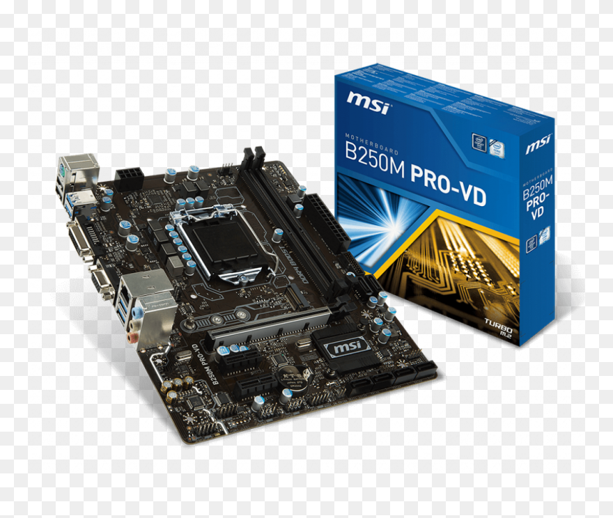 Motherboard Msi B250m Pro Vd Clipart