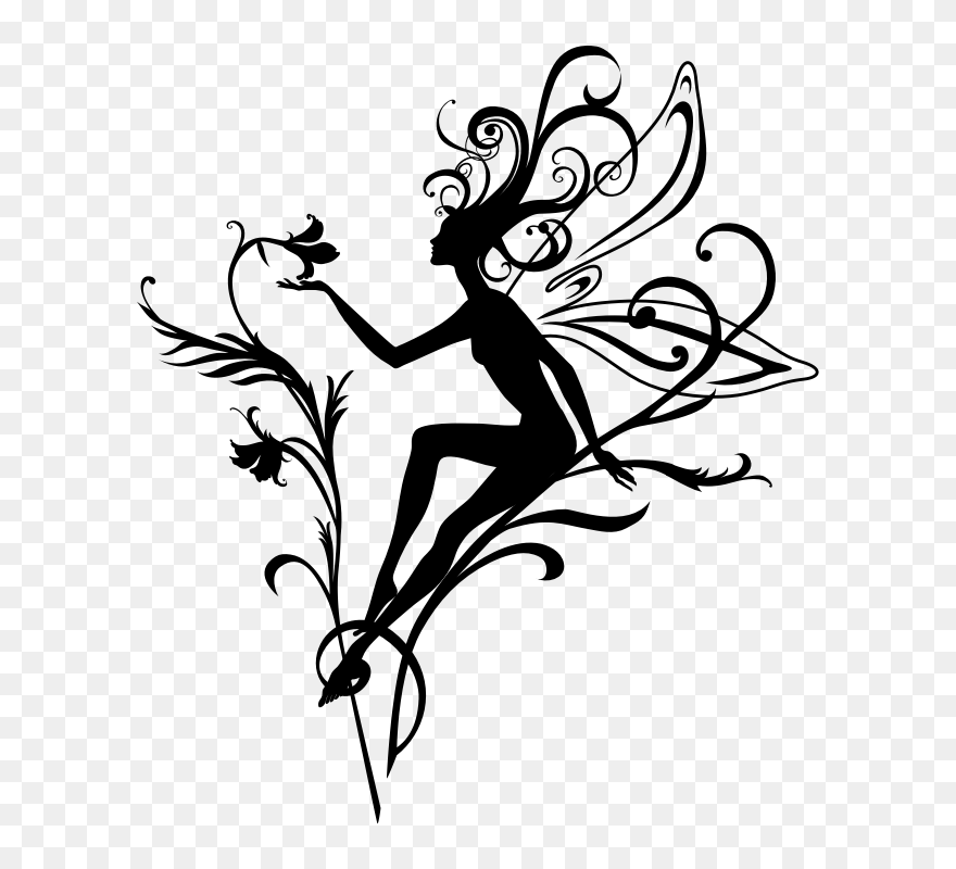 Tattoo Fairy Tribal Clipart