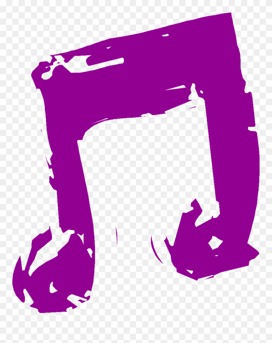 Profesor De Musica Secundaria - Purple Music Note Clipart