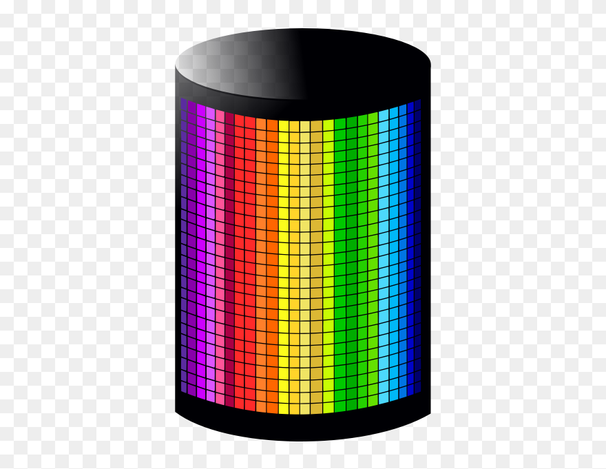 Rainbow Color Light Vector Illustration - Equalization Clipart